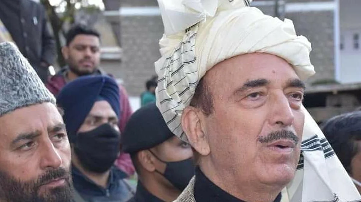 Congress leader, Ghulam Nabi Azad