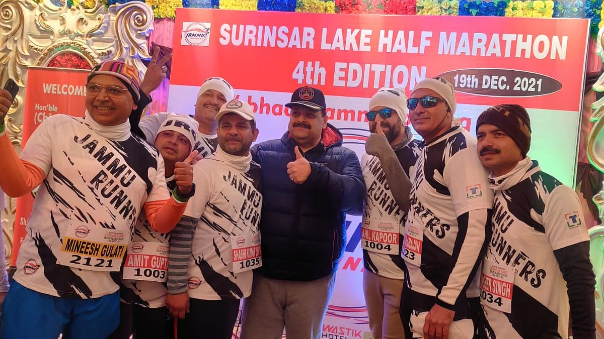 Rana flags off Surinsar Lake Half Marathon