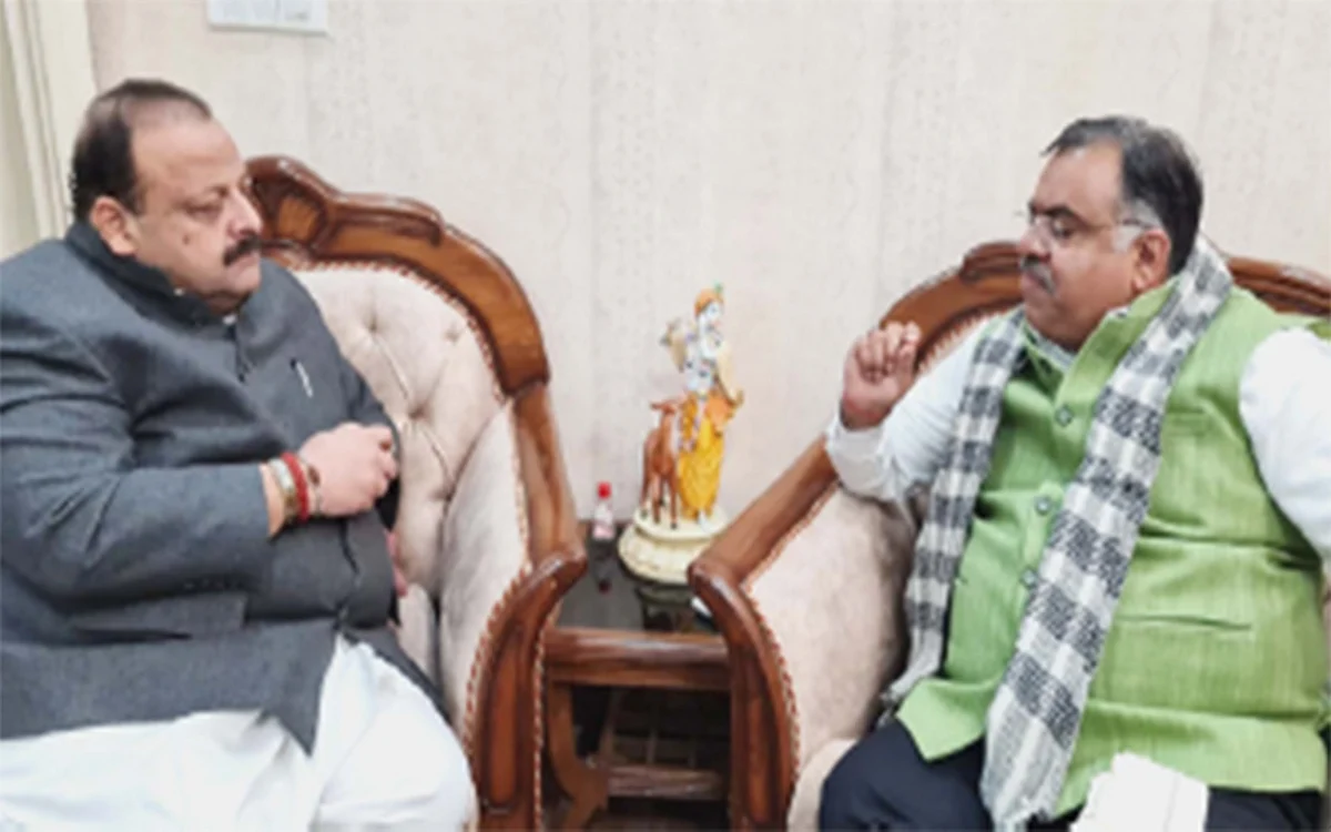 Rana meets Tarun Chugh, discusses J&K’s development