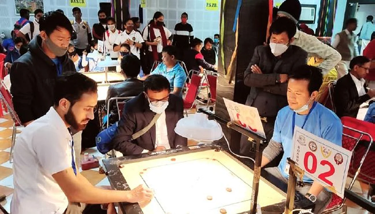J&K team take part in Federation Cup Carrom event