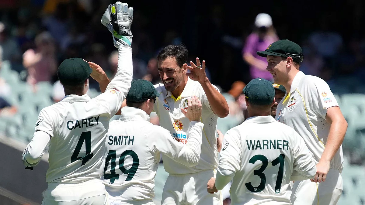 Resuming from 82/4 and needing six wickets to win, Australia struck on the 13th ball of the day as Ollie Pope poked at a length ball angled across from Mitchell Starc, getting a thick edge to Steve Smith at second slip.
