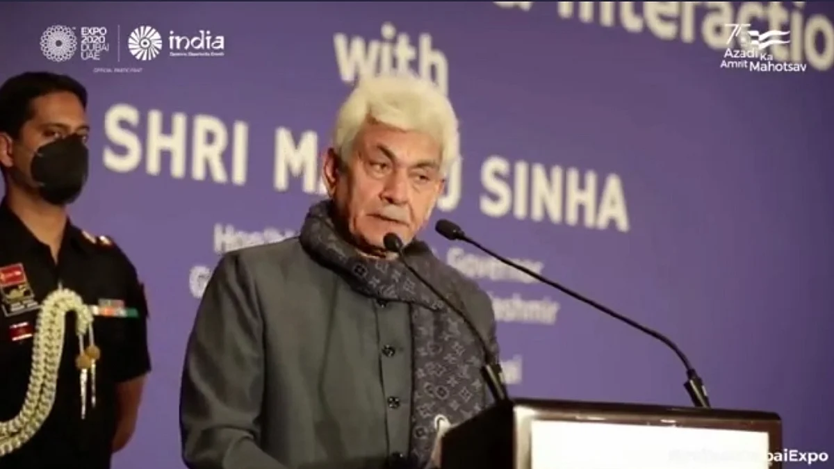 Business potential of J&K wasn't fully realized before Aug 2019: LG Sinha in Dubai