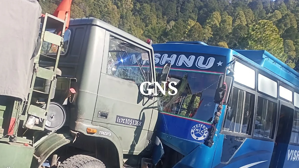 Seven injured after army vehicle, civilian bus suffer head-on collision in J&K’s Poonch