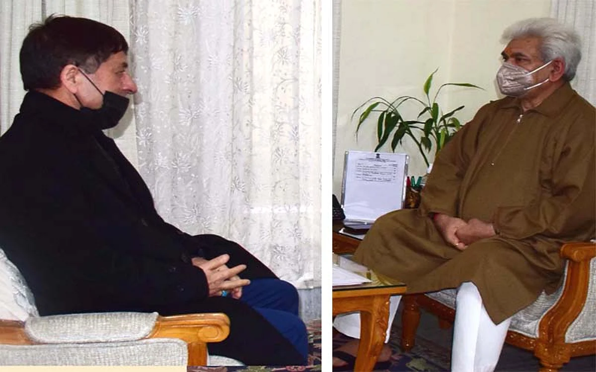 Govt working for equitable development of J&K: LG