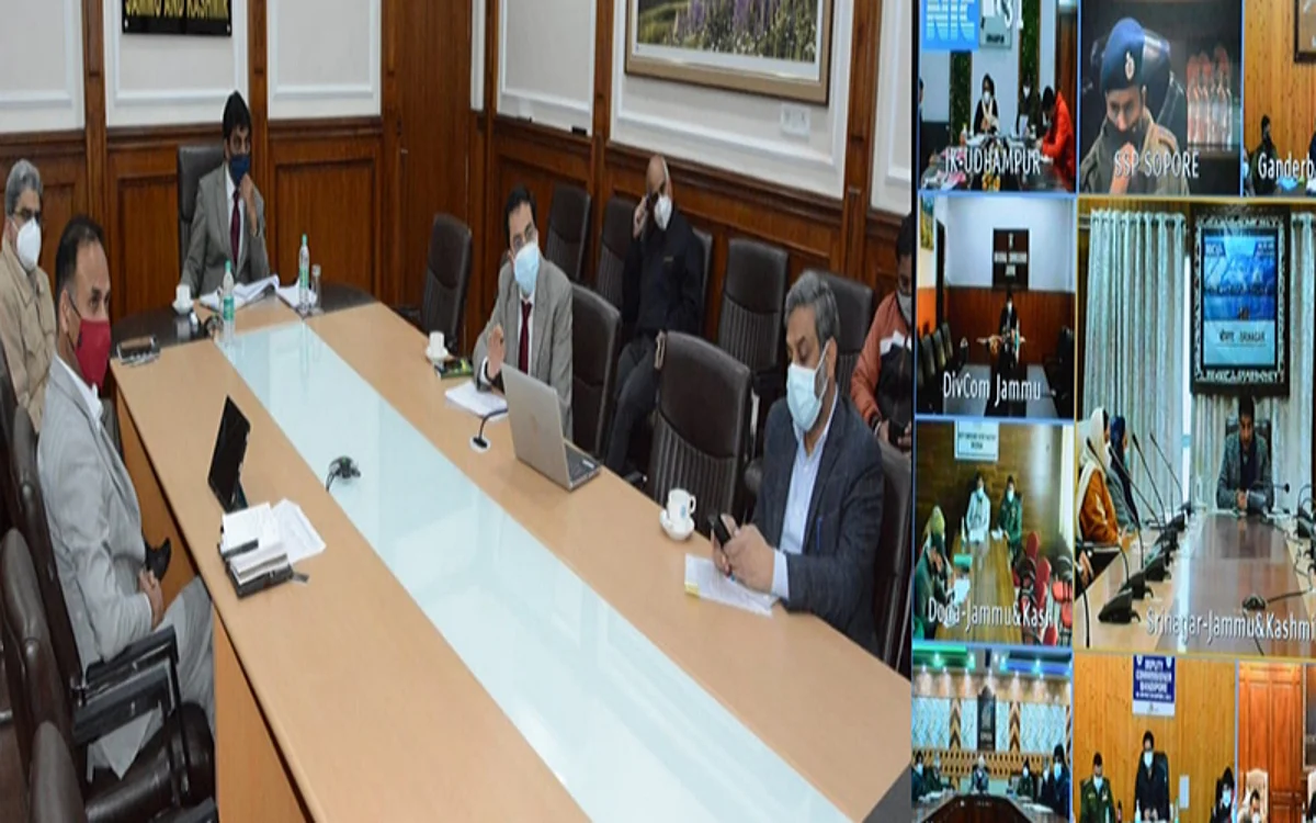 Chief Secretary reviews COVID surge in J&K