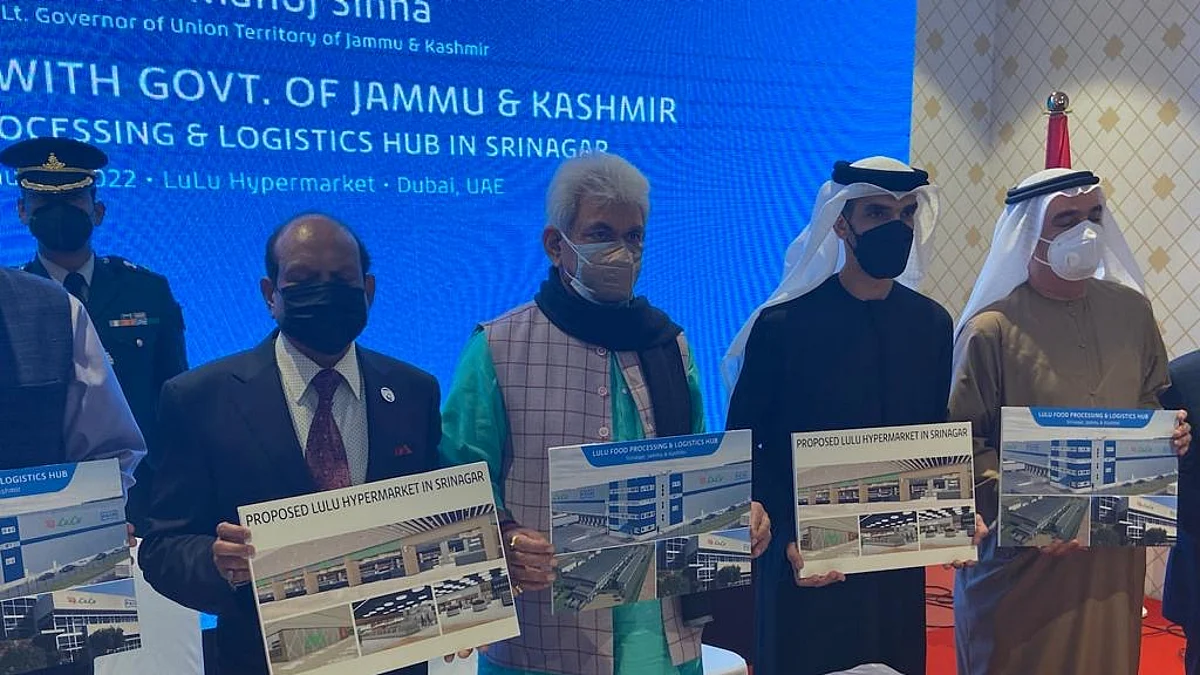 J&K Govt signs MoU with LuLu Group to set up food processing & logistics hub in Srinagar