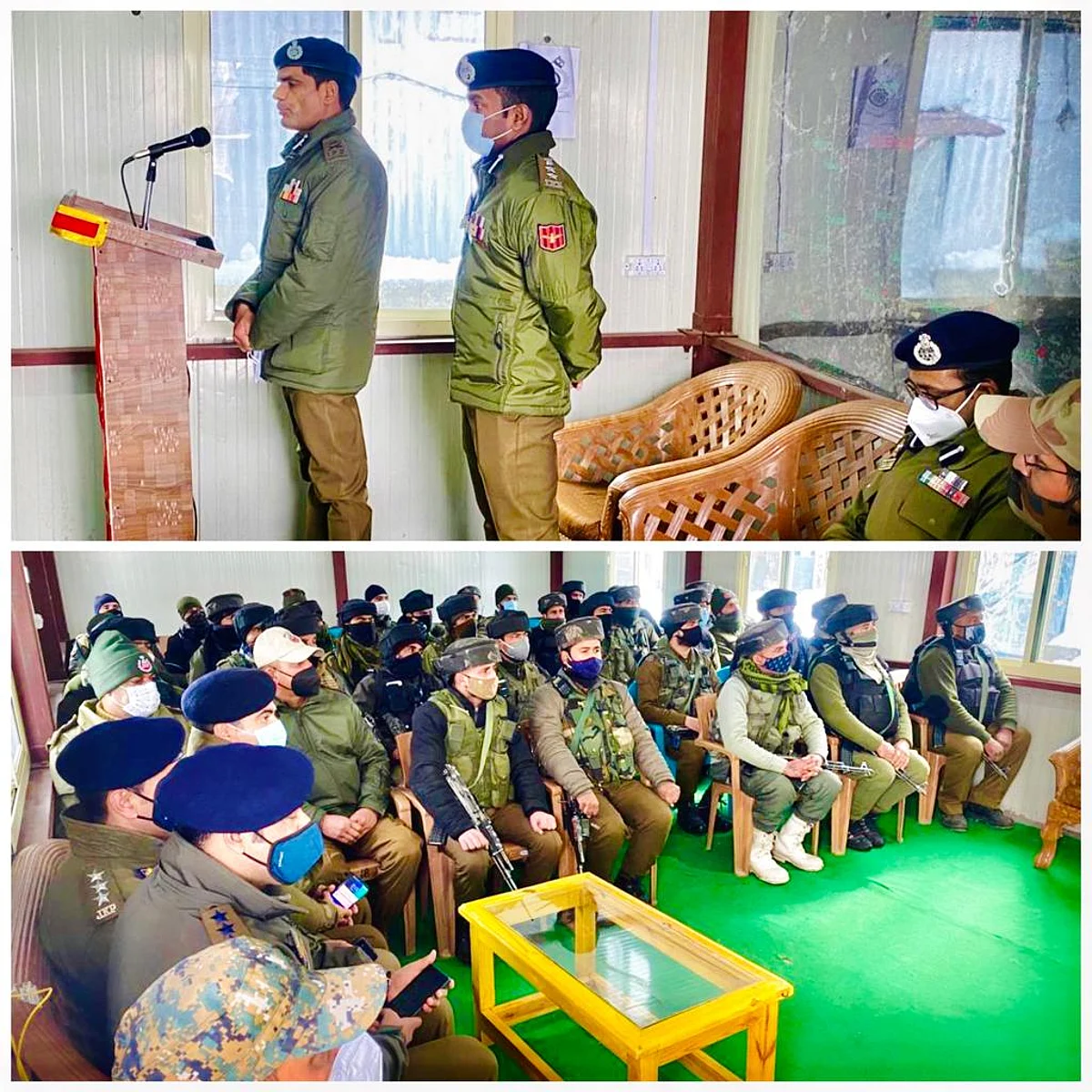 Keeping in view the surge COVID cases, IGP Kashmir also directed the officers to implement Covid SOPs and CAB in letter and spirit to contain the further spread.