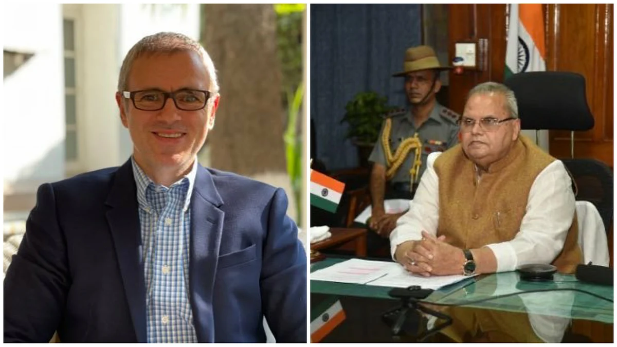 "This man was their hatchet man in J&K now he bites that hand that fed him. The people of J&K can certify the untrustworthiness of Mr Malik," Abdullah said in a tweet.