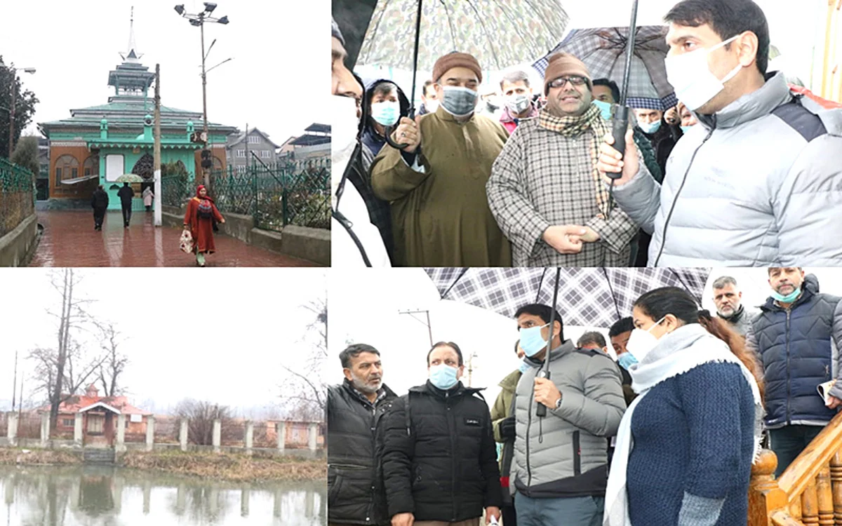 DC Srinagar visits shrines, temples