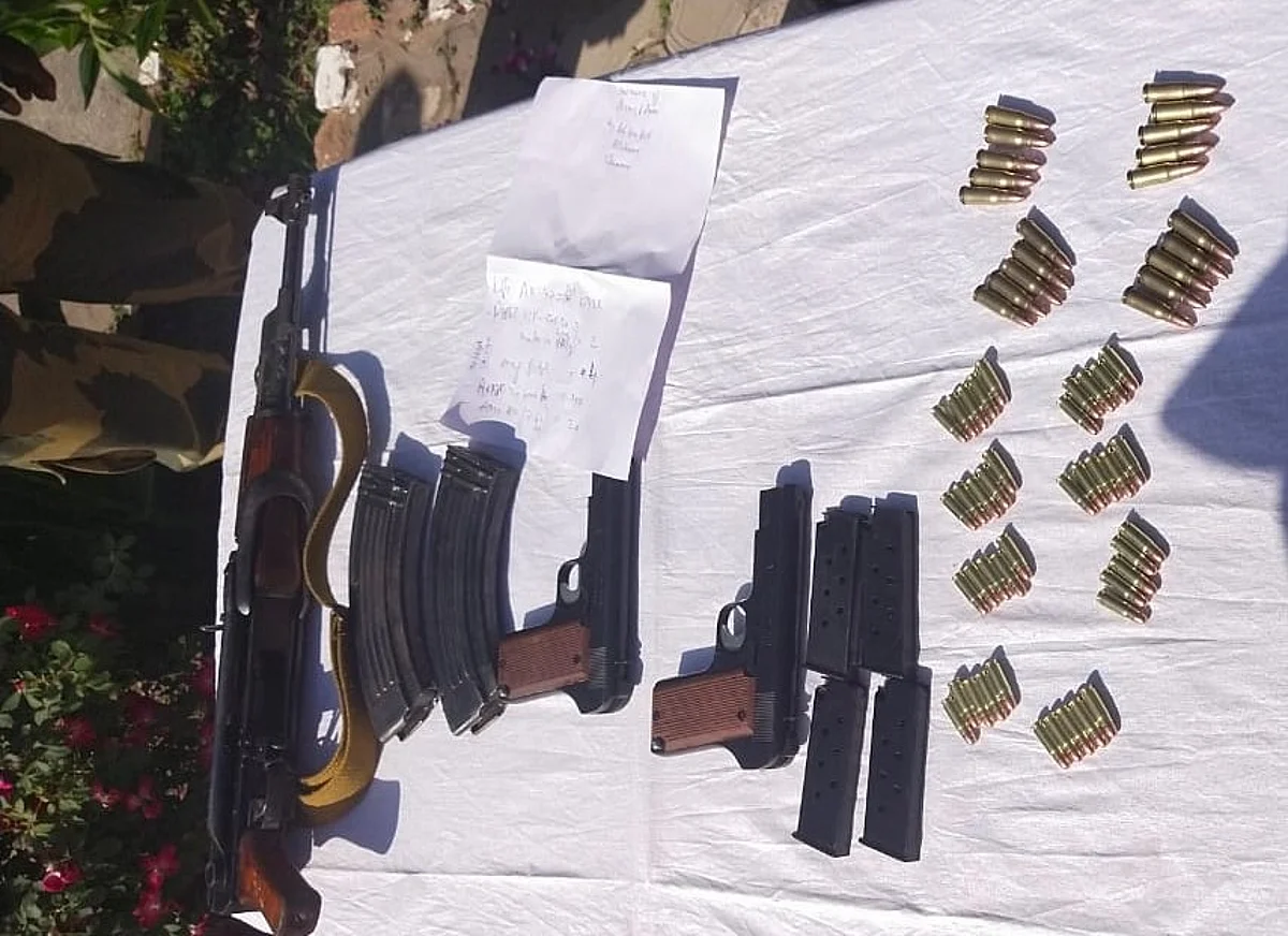 Weapons cache recovered in Jammu