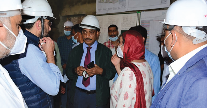 CS inspects construction works of B&J, LD Hospitals