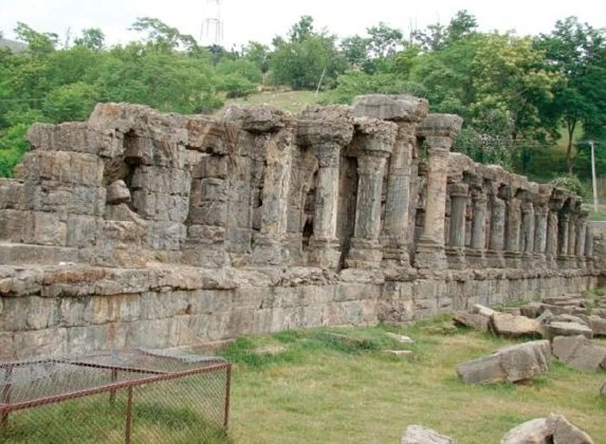 "This curious legend is based on this doctrine that since these are huge structures, formed of heavy and massive stones as such this could be the work of pandavas."