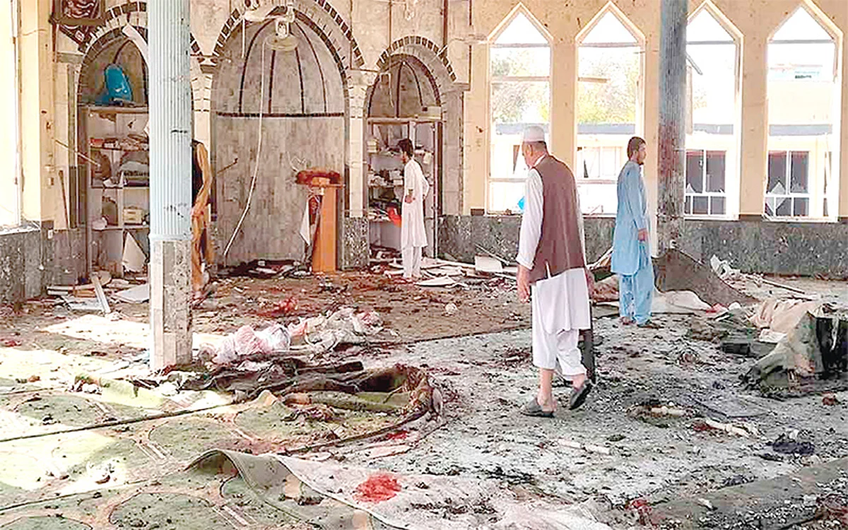 Powerful explosion at Kabul mosque