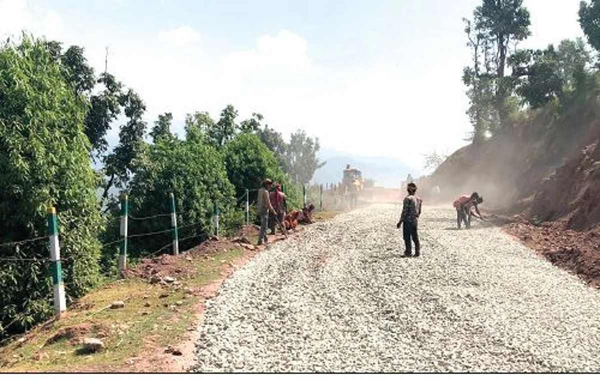 Five decades later, work on Rajouri road nears completion