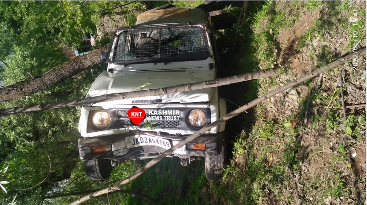 Two security guards of PDF chief Hakim Yasin injured after escort vehicle overturns in Khansahib Budgam