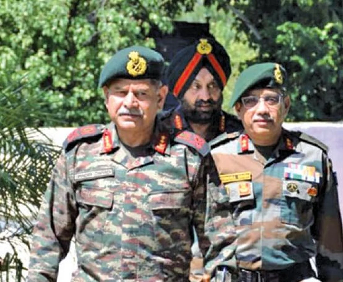 "He reviewed the operational preparedness and the prevailing security situation in the region," army said.