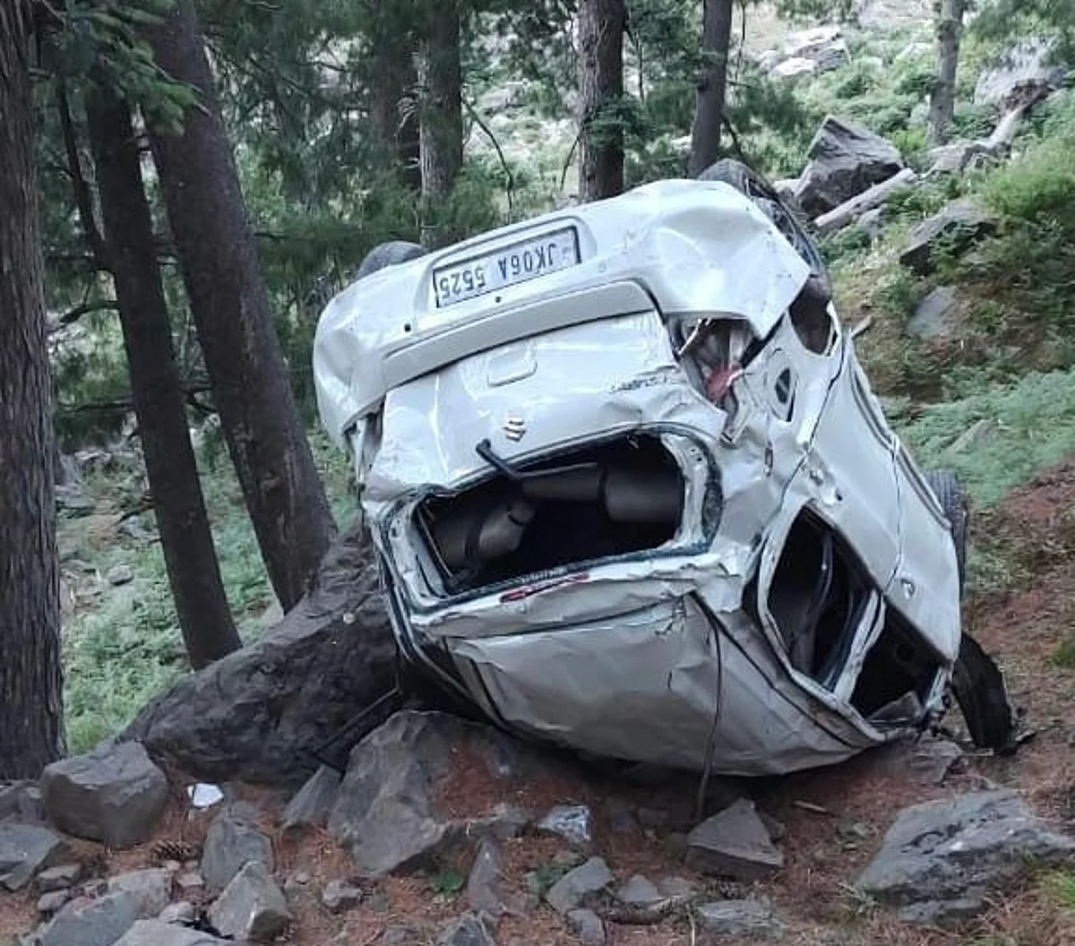 Infant girl among two killed, seven injured as vehicle falls into gorge in J&K's Ramban