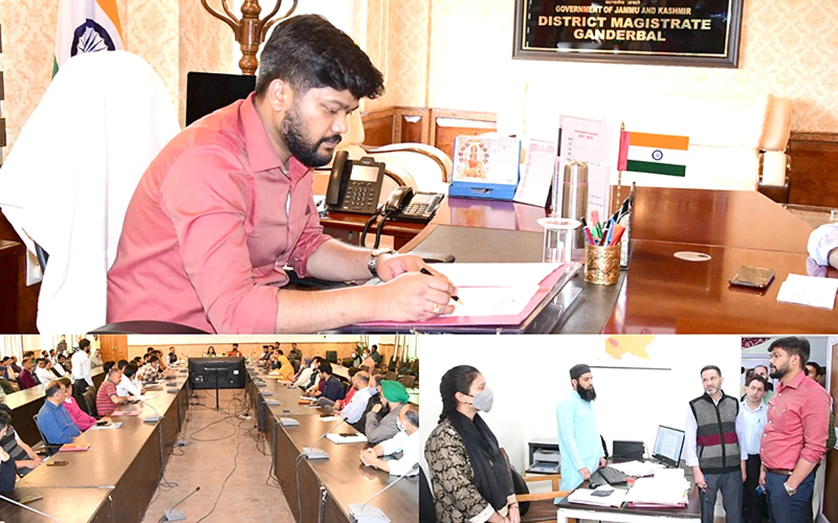 Shyambir assumes charge as DC Ganderbal