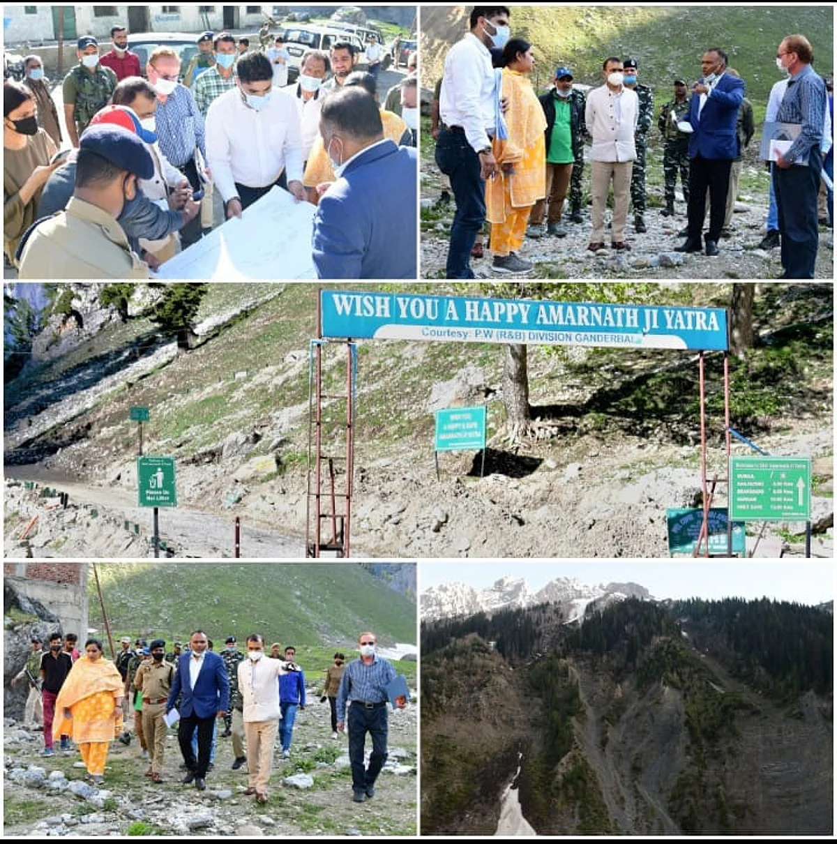 Amarnath yatra arrangements:
Nitishwar Kumar visits Baltal