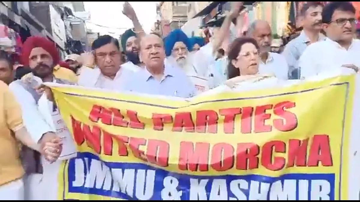 Joint peace march taken out in Jammu