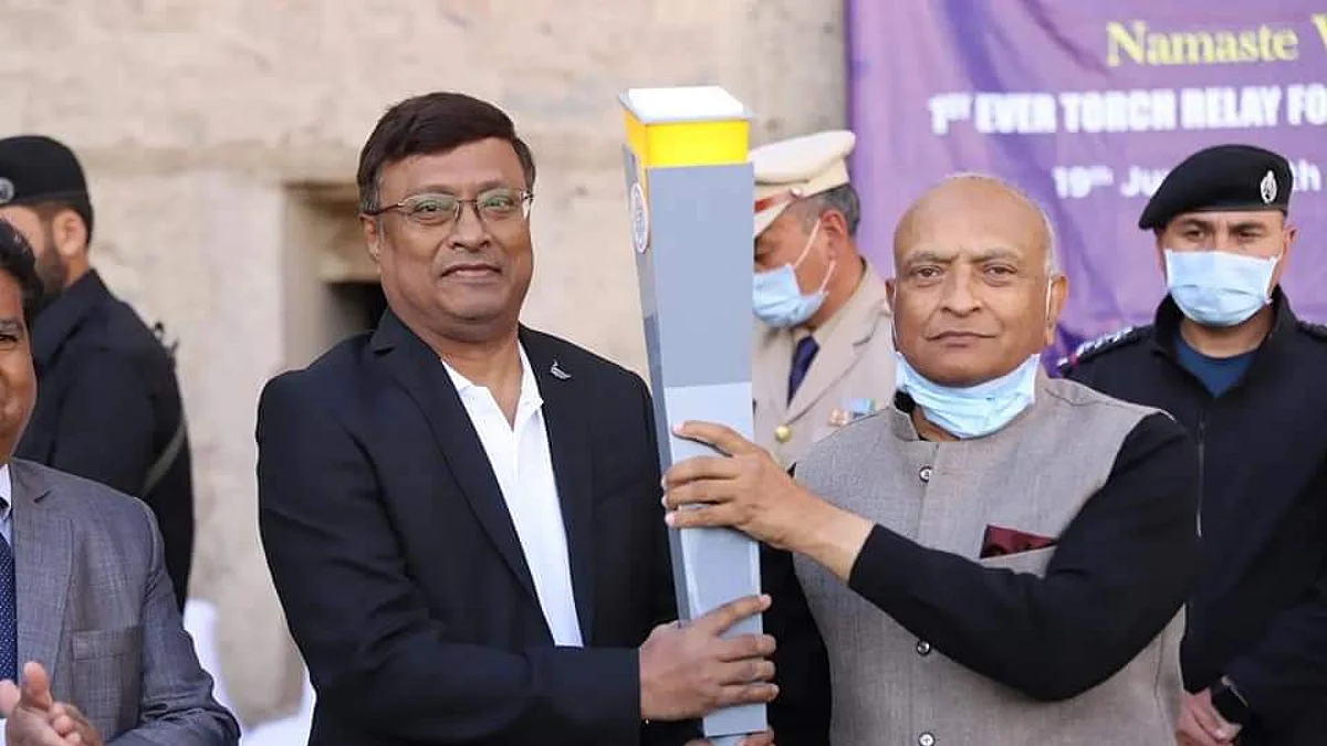Historic Chess Olympiad Torch Relay arrives in Leh