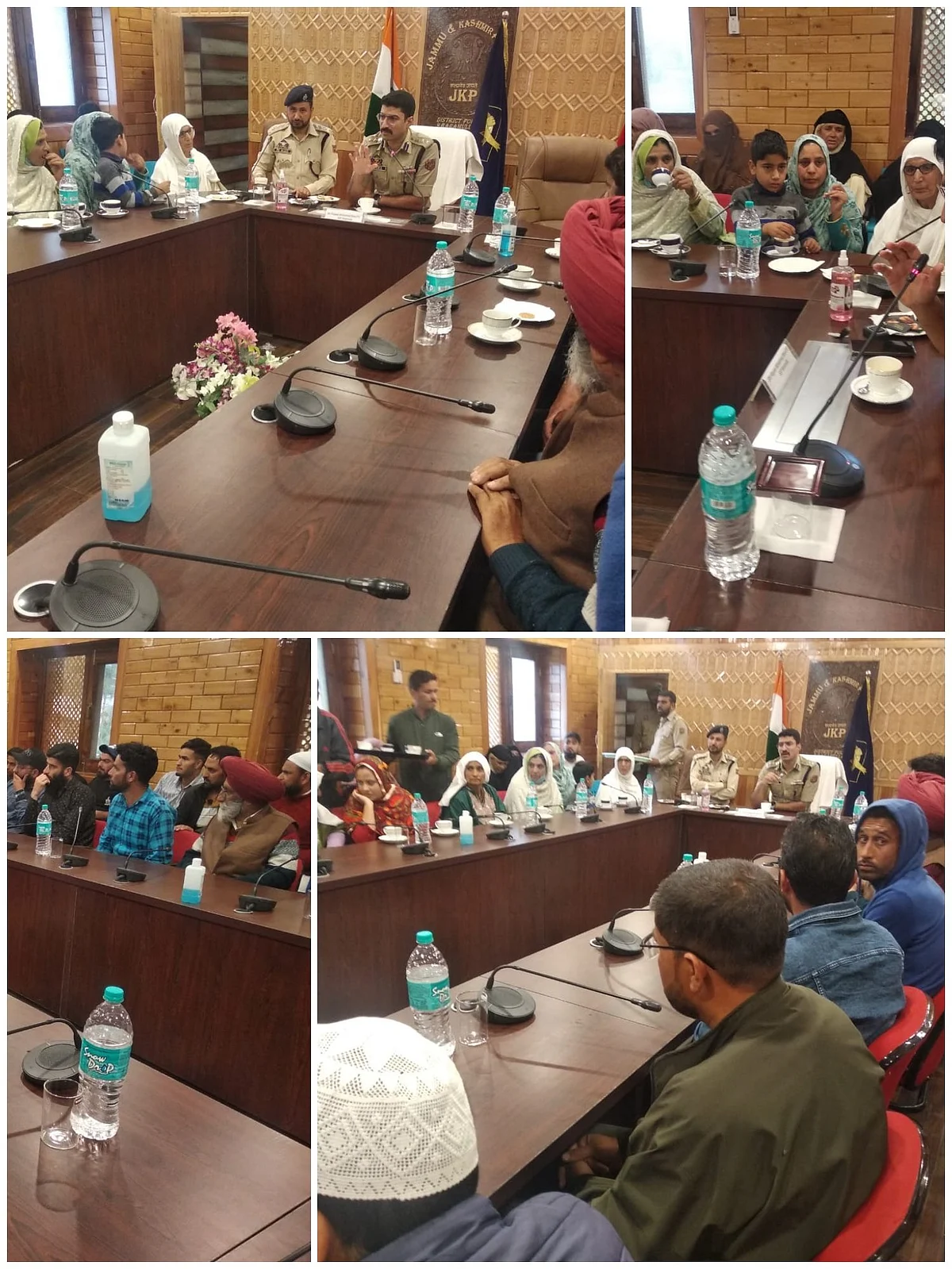 Meeting on welfare measures of families of deceased policemen held