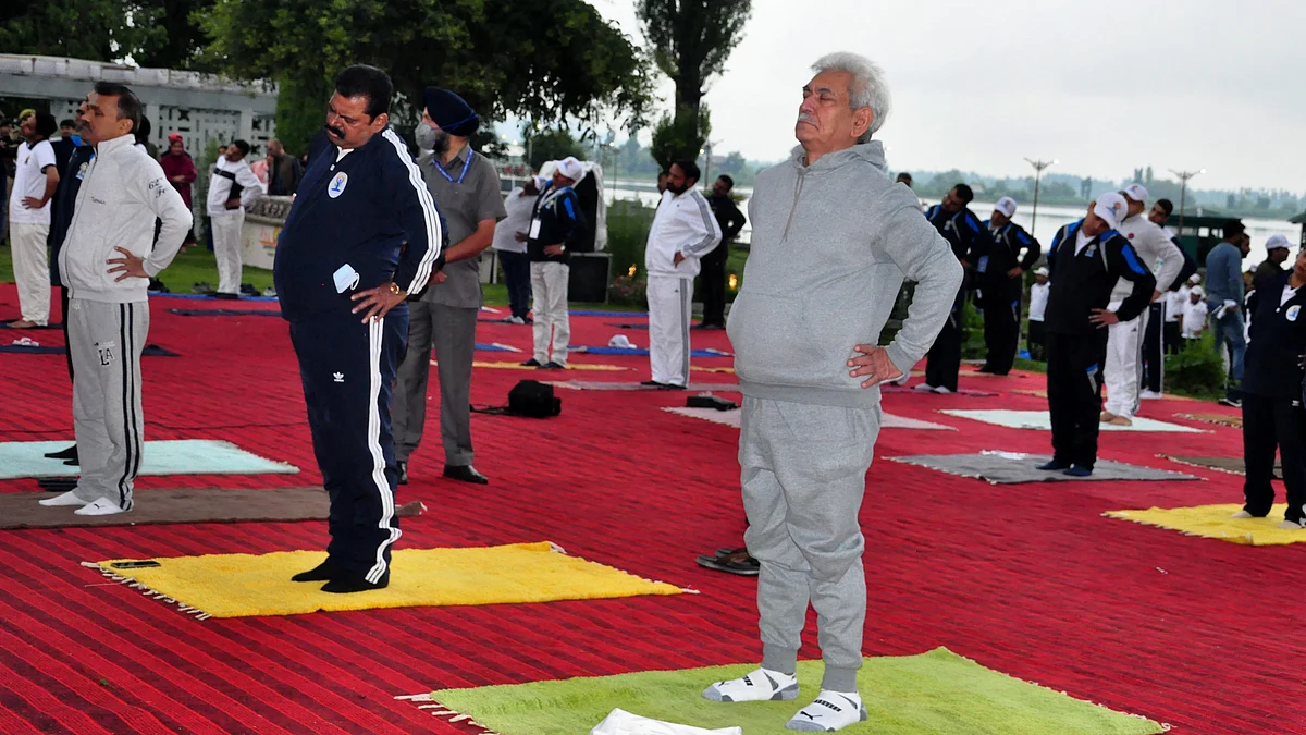 With Yoga, India guiding the world for holistic well-being: LG Sinha