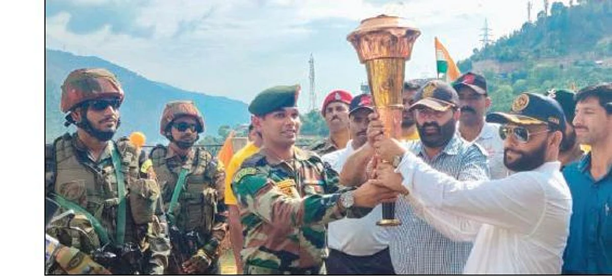 Kargil victory flame flagged off from Udhampur