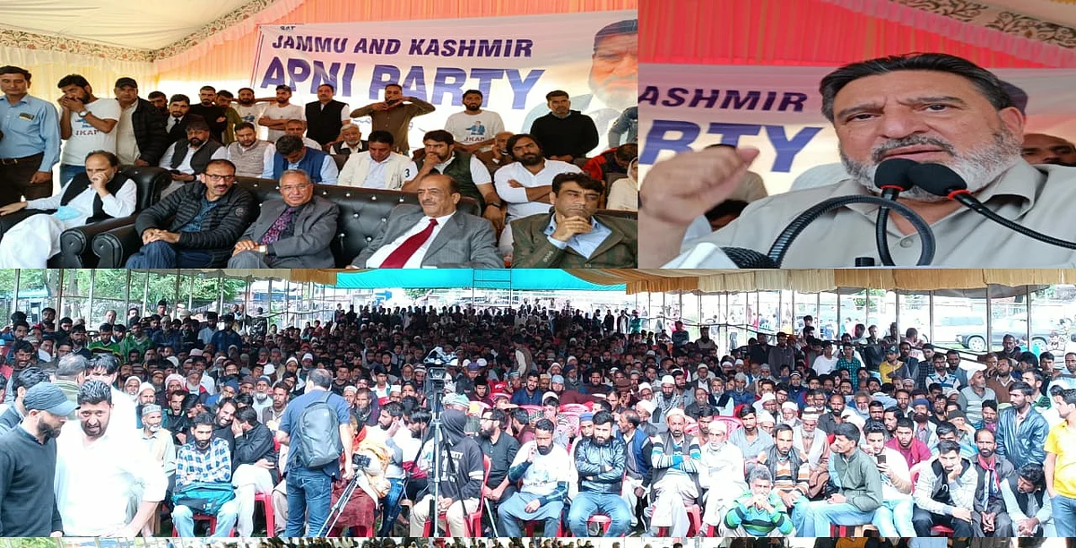 Committed to development and prosperity of J&K: Altaf Bukhari at Uri rally