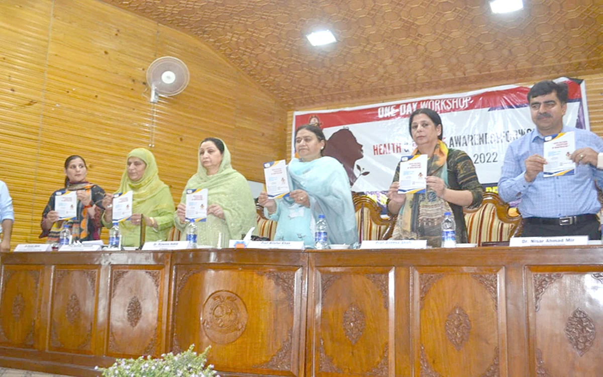 KU’s CWSR organises workshop on ‘Health and Hygiene Awareness for Women’