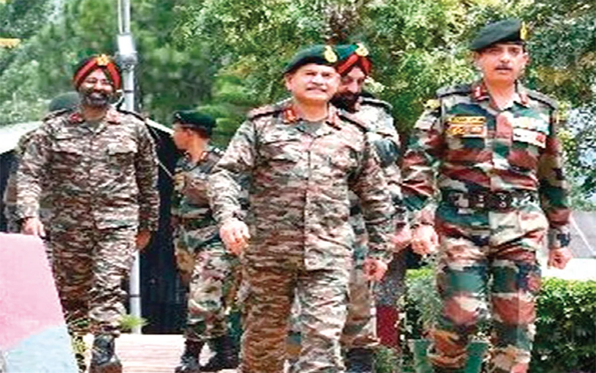 Northern Commander reviews security situation at Dharmund