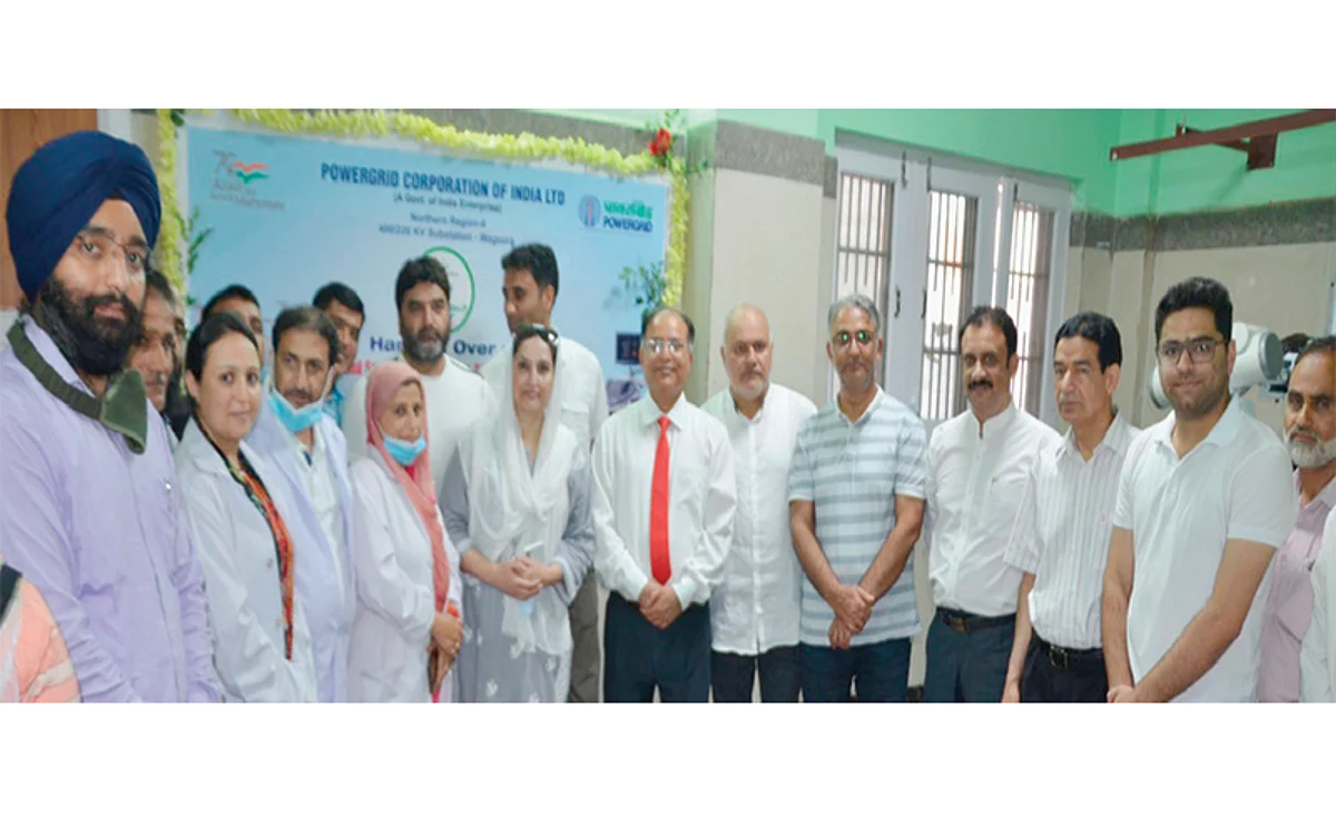 POWERGRID provides ultrasound, x-ray machines to hospital