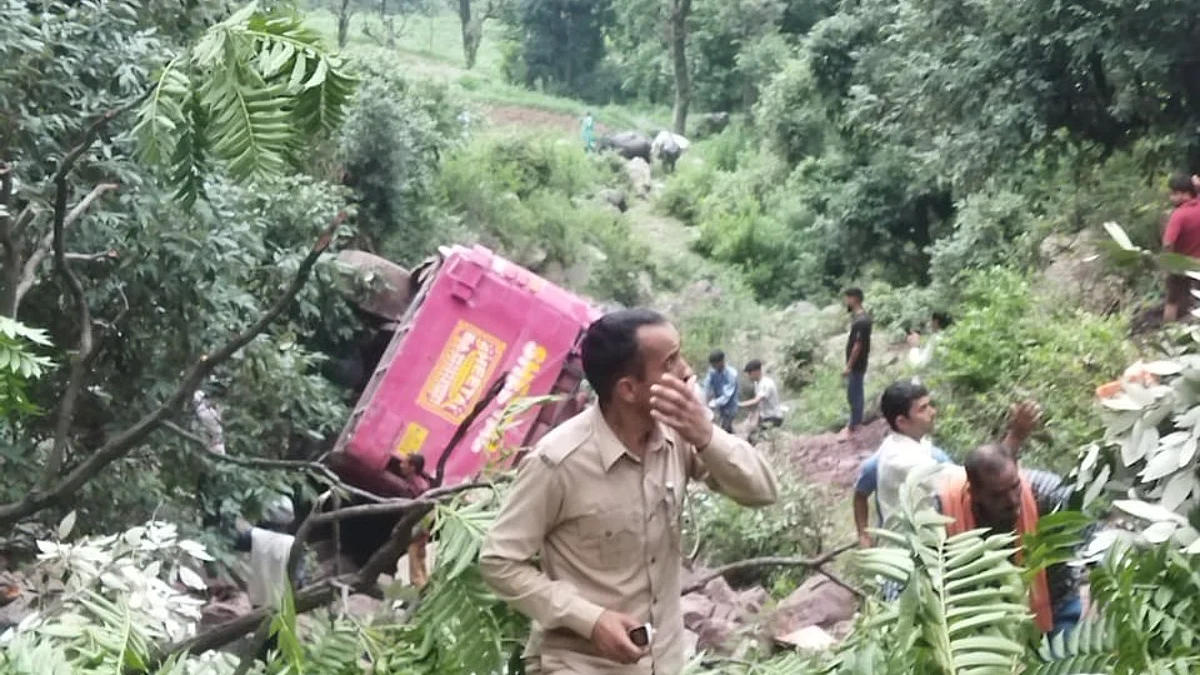 2 dead, 48 injured after bus carrying marriage party falls into gorge in Udhampur
