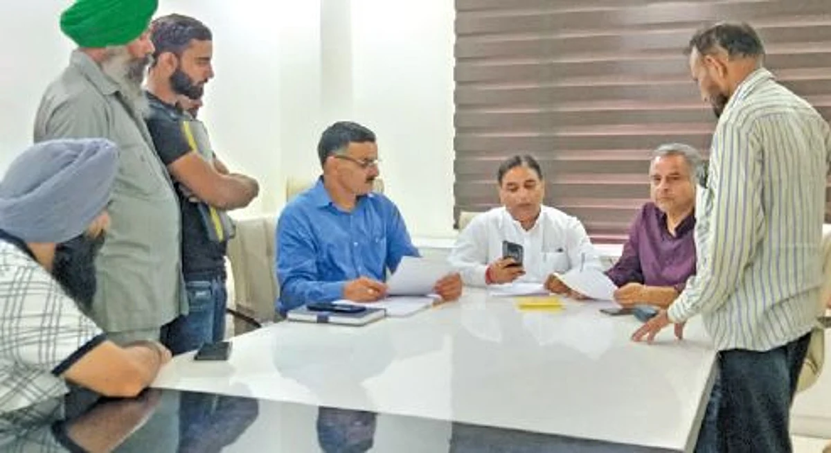According to a press note, he was interacting with people while listening to their grievances at BJP headquarter here.