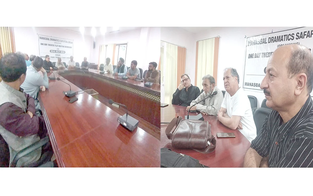 Theatre playwriting workshop held at Manasbal