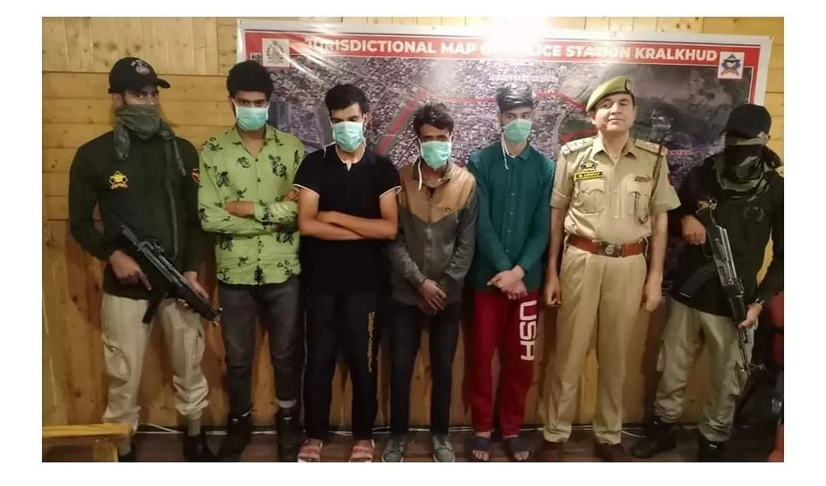 Police on Friday said that five youth were prevented from joining terrorist ranks in Srinagar district.