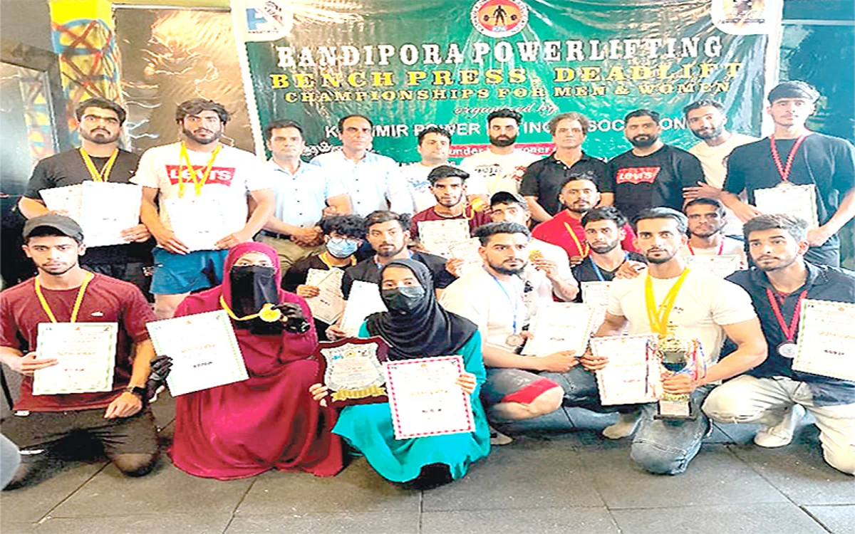 Bandipora Powerlifting Championship held
