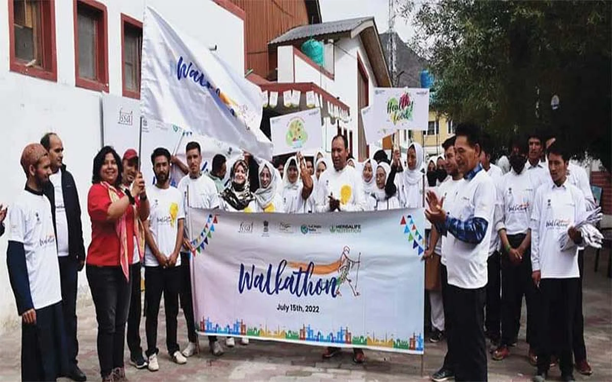 Walkathon to raise awareness on healthy food habits organised in Kargil