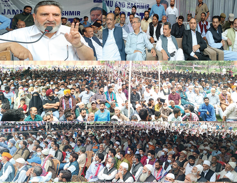 He said, “Unlike the traditional political parties, the Apni Party does not believe in politics of deceit and duplicity."