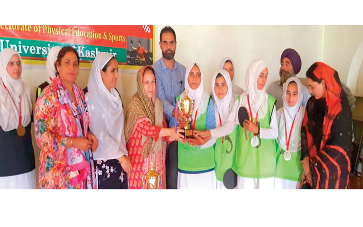 Inter-College women’s table tennis tournament concludes