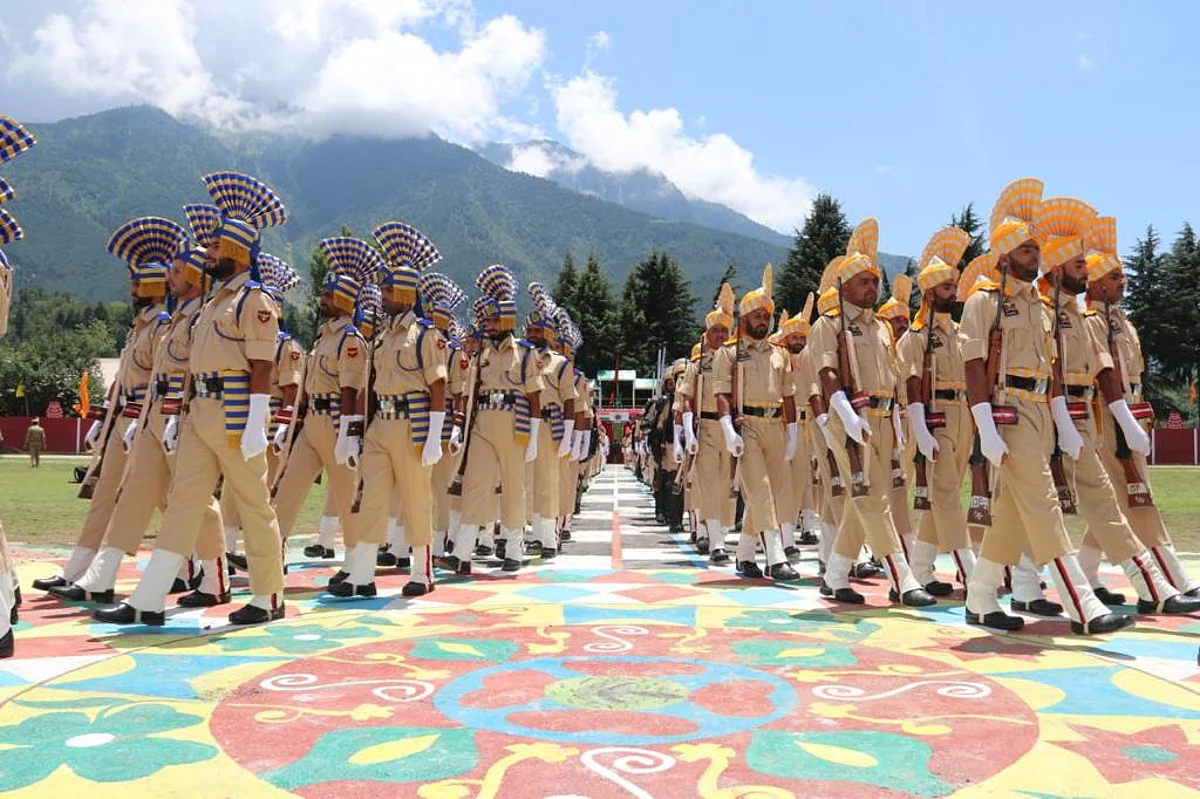 The attestation-cum-passing out Parade of 15th batch of J&K Police constables was held at Police Training Centre, Manigam in central Kashmir's Ganderbal district on Sunday July 31, 2022.