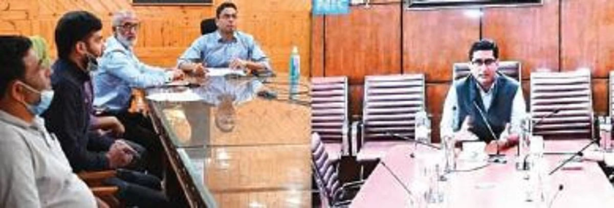 Ex En Jal Shakti Department Irfan ul Islam briefed about the progress on various schemes.