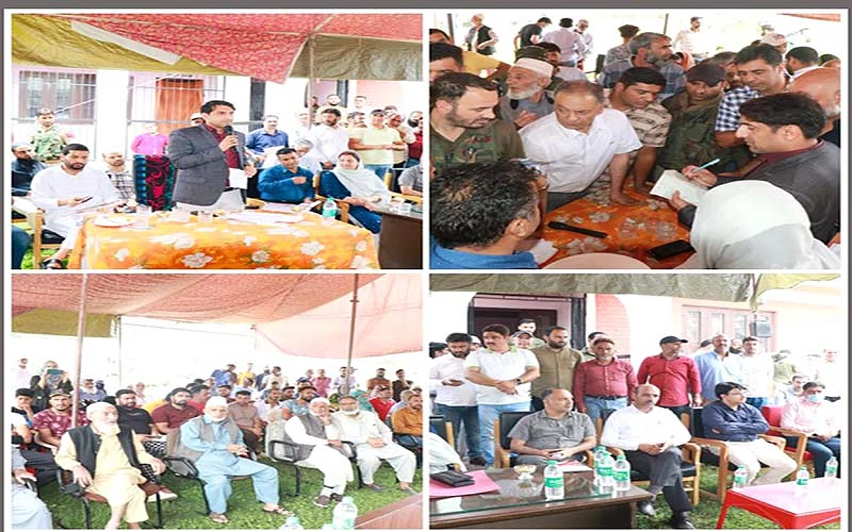 DC Srinagar holds Public Grievance Redressal Camp at Lasjan