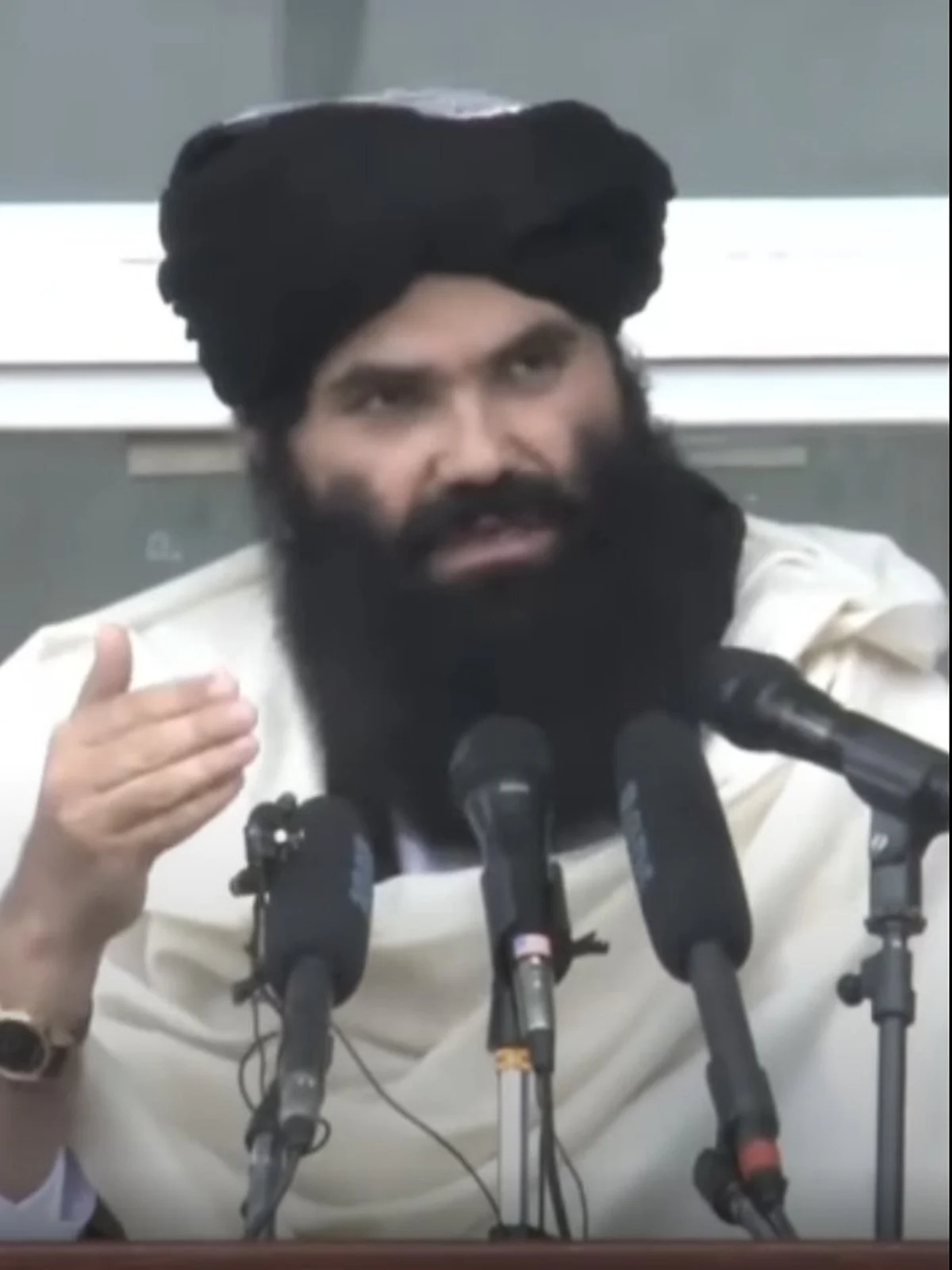 Interior Minister of Afghanistan Sirajuddin Haqqani