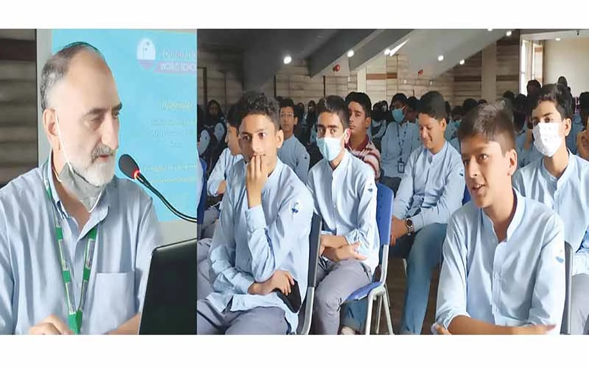 Interactive session held with students, staff of Foundation World School Budgam