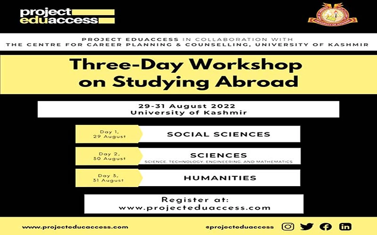 KU’s CCPC to organize mentoring workshop on 'study abroad' from Aug 29-31