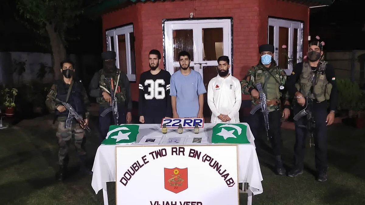 Police on Friday claimed to have arrested three LeT associates along with arms and ammunition in north Kashmir's Sopore.
