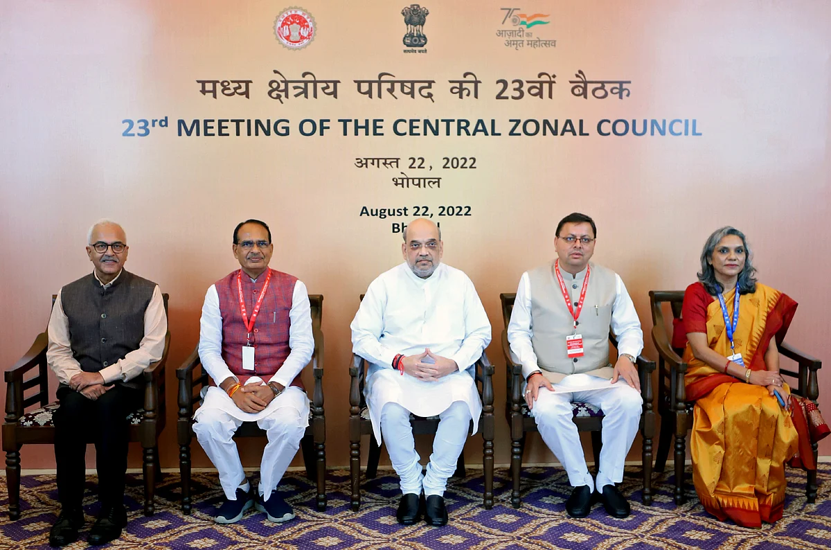 The Union Minister for Home Affairs and Cooperation, Amit Shah chairs the 23rd meeting of the Central Zonal Council at Bhopal on Monday.