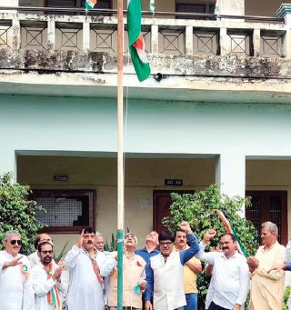 It was attended by sarpanchs and members of panchayat apart from E B members faculty and the students. Prof B L Zutshi hoisted the national flag.