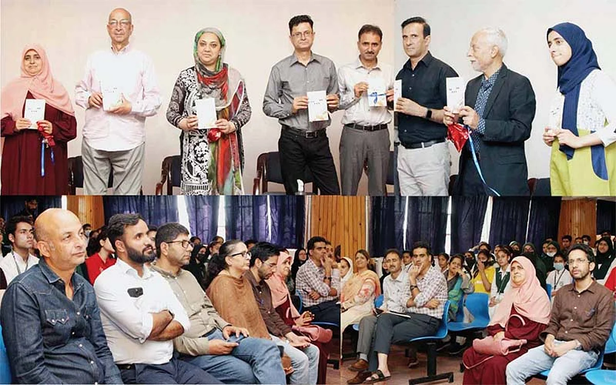 Poetry book by Zehwah Zahoor released at DPS Srinagar